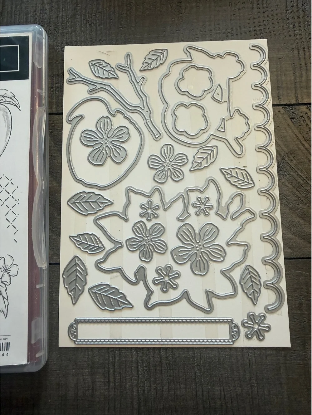 Stampin’ Up Apple Harvest stamp set with Apple Blossoms Dies die cut set